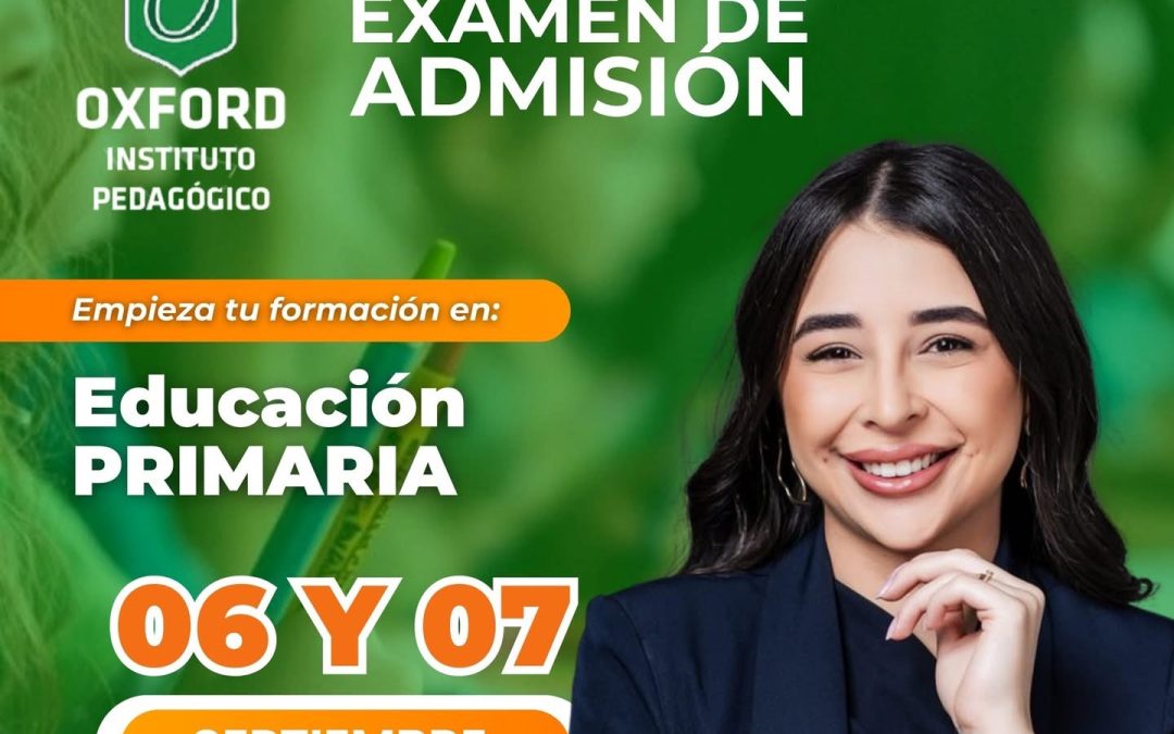 Examen de Admisión 2025-II de Educación Primaria